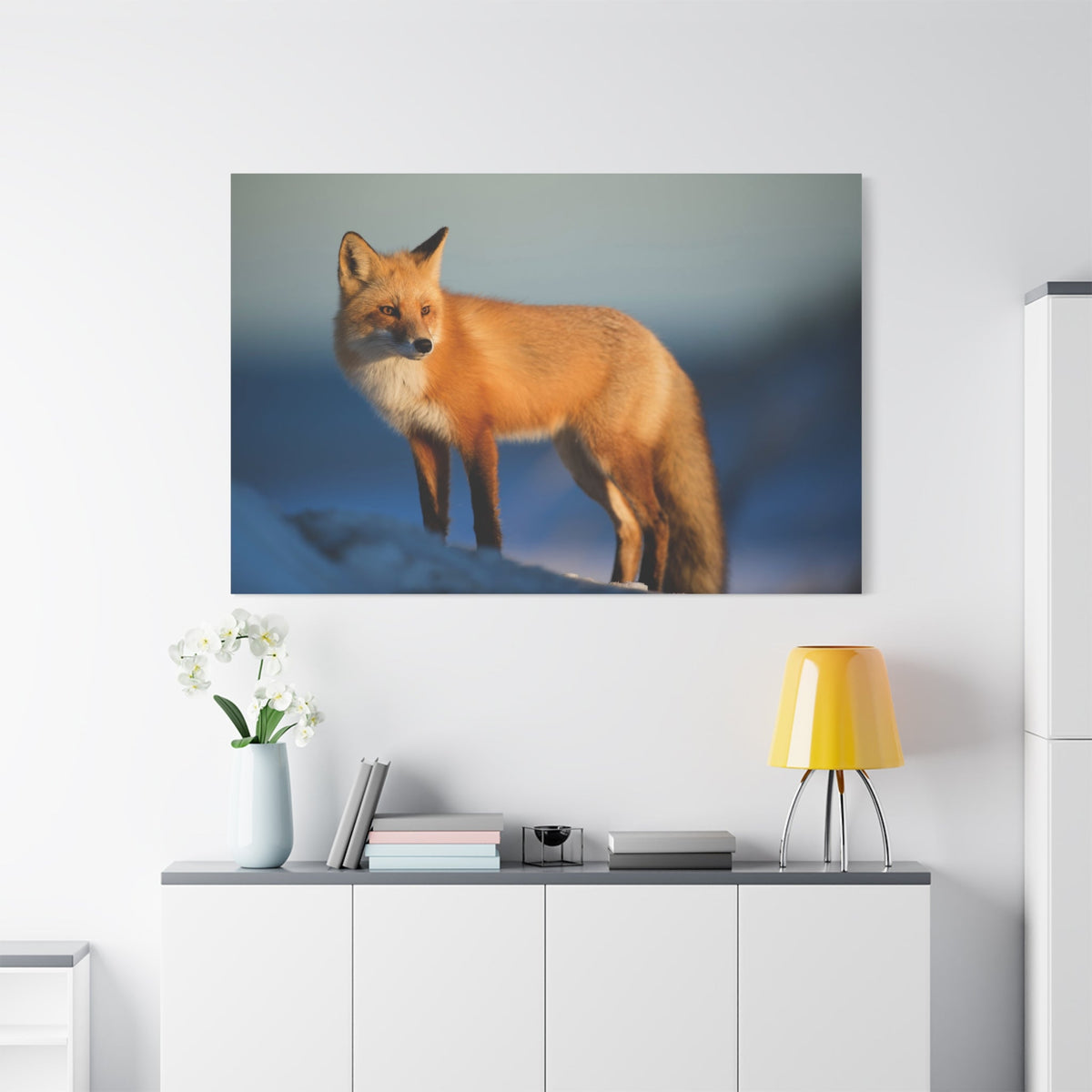 Majestic Red Fox Canvas Wall Art – Wild Beauty and Grace - ART OF ROYALS