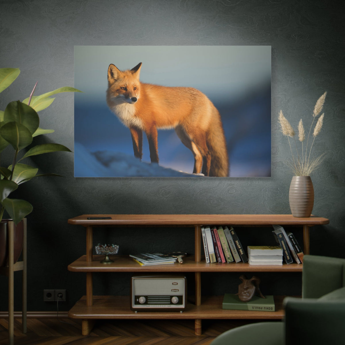 Majestic Red Fox Canvas Wall Art – Wild Beauty and Grace - ART OF ROYALS