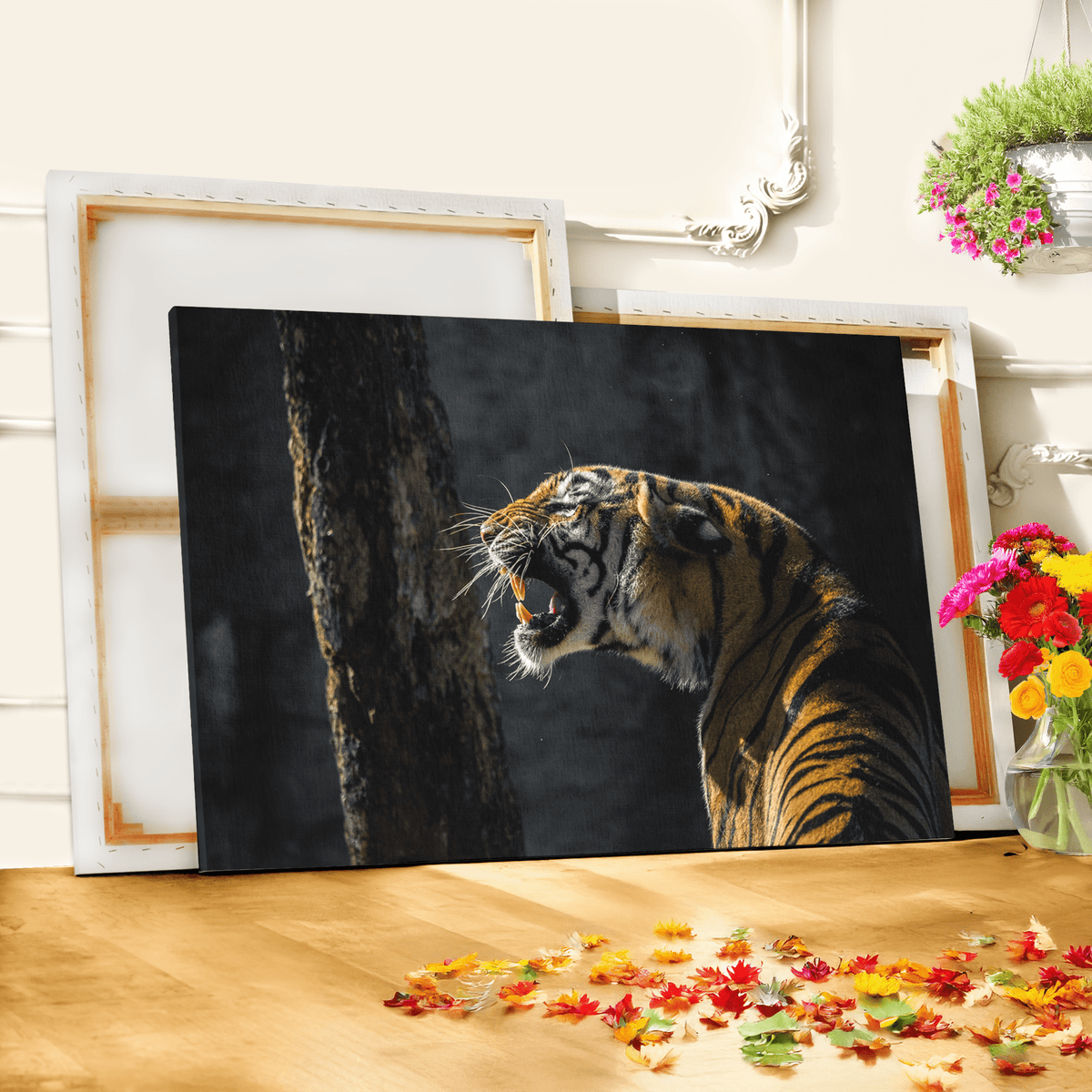 Majestic Tiger Canvas Wall Art – Strength and Elegance - ART OF ROYALS