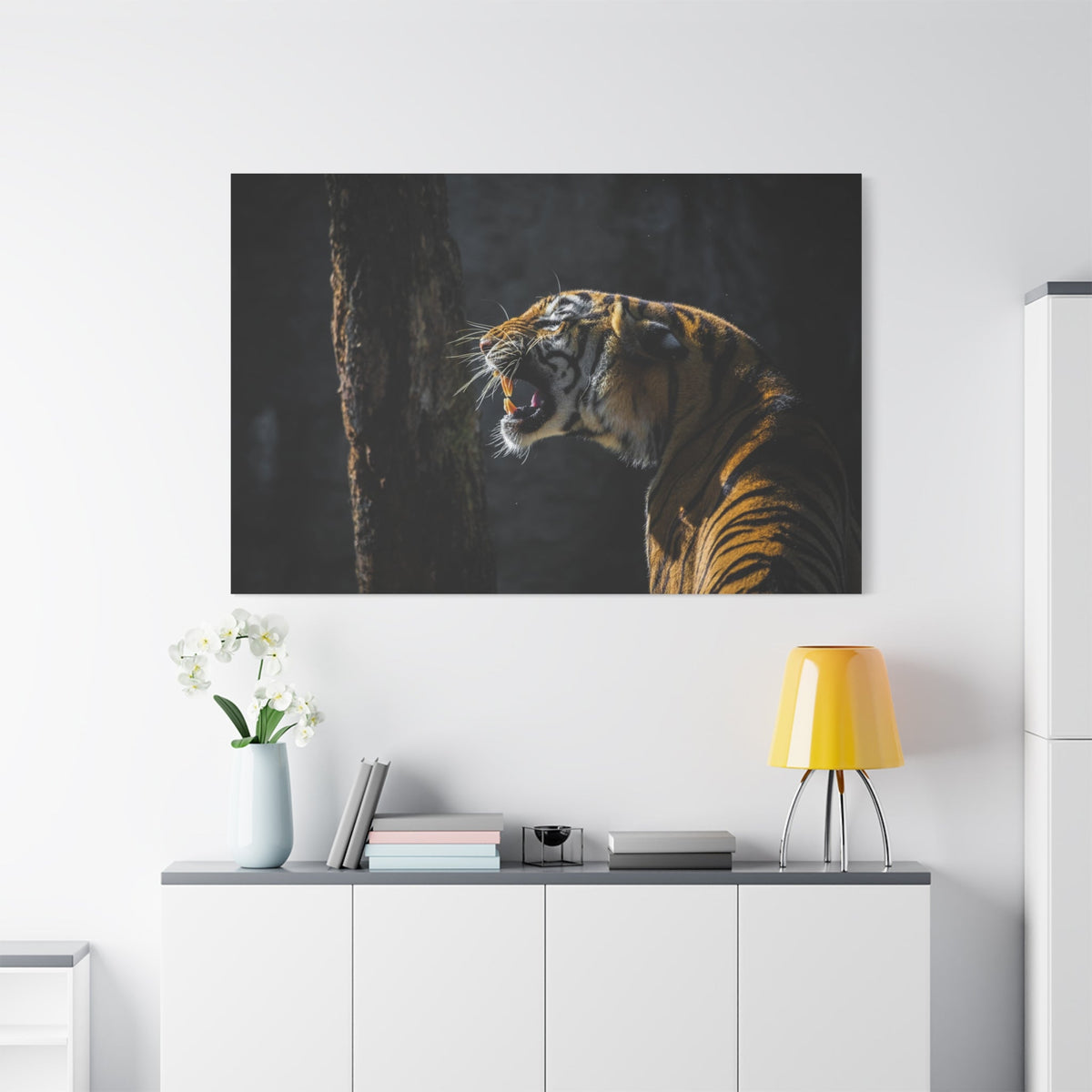 Majestic Tiger Canvas Wall Art – Strength and Elegance - ART OF ROYALS