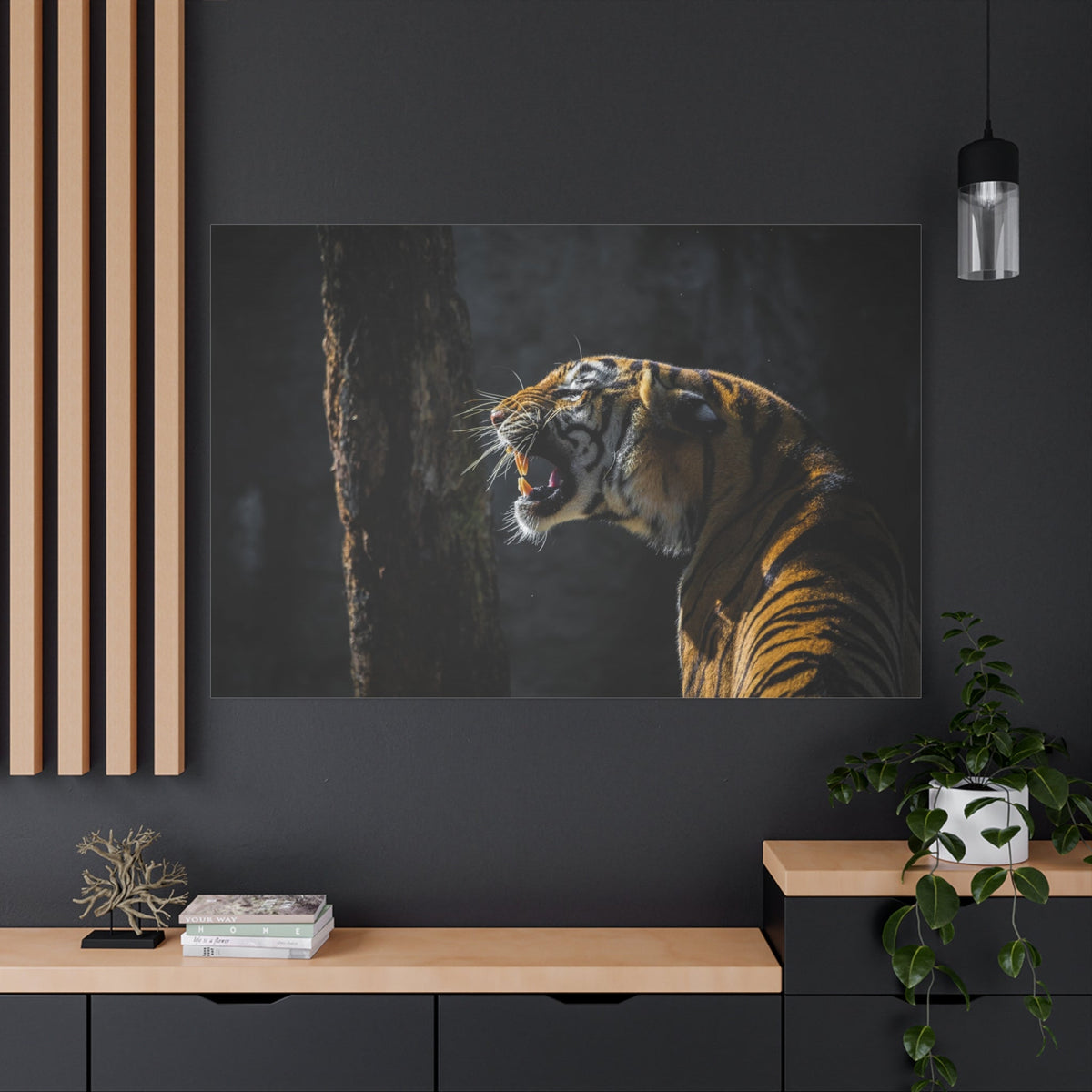 Majestic Tiger Canvas Wall Art – Strength and Elegance - ART OF ROYALS