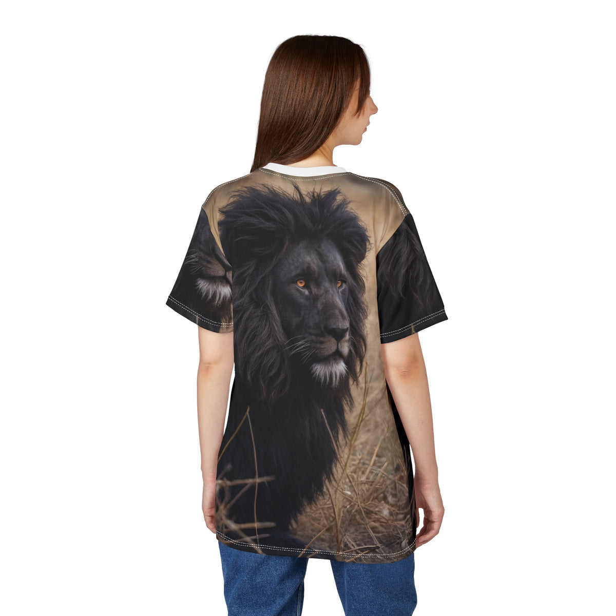 🖤 Midnight King Lion – Dark Majesty T-Shirt - ART OF ROYALS