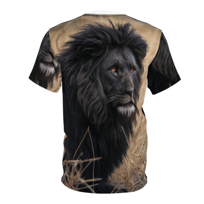 🖤 Midnight King Lion – Dark Majesty T-Shirt - ART OF ROYALS