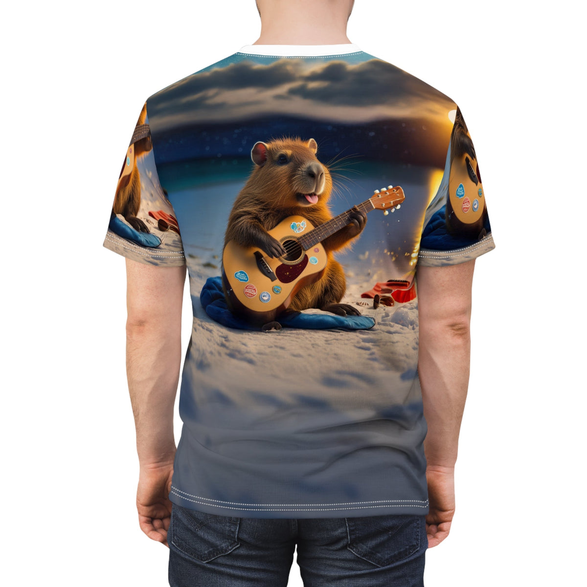 Moonlight Capybara – Chill Campfire Guitarist - ART OF ROYALS