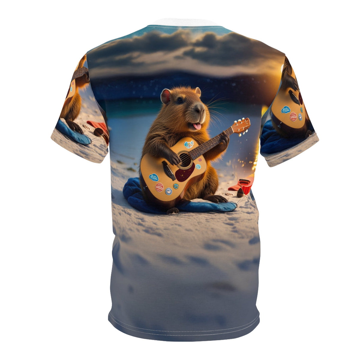 Moonlight Capybara – Chill Campfire Guitarist - ART OF ROYALS