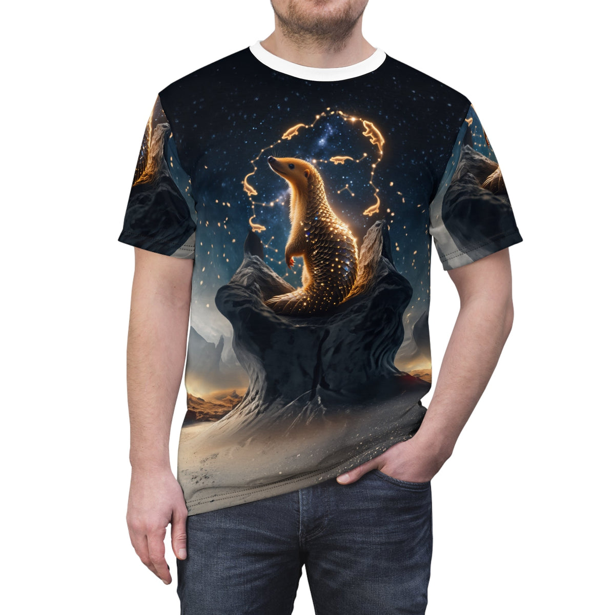 Moonlit Guardian Pangolin - ART OF ROYALS
