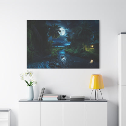 Moonlit River – The Path of Reflection - ART OF ROYALS