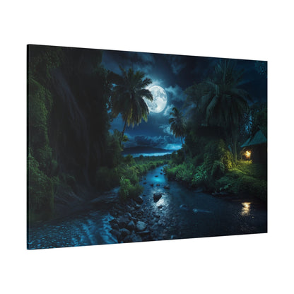 Moonlit River – The Path of Reflection - ART OF ROYALS