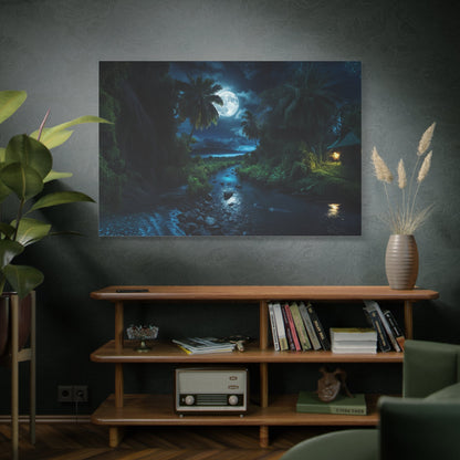 Moonlit River – The Path of Reflection - ART OF ROYALS