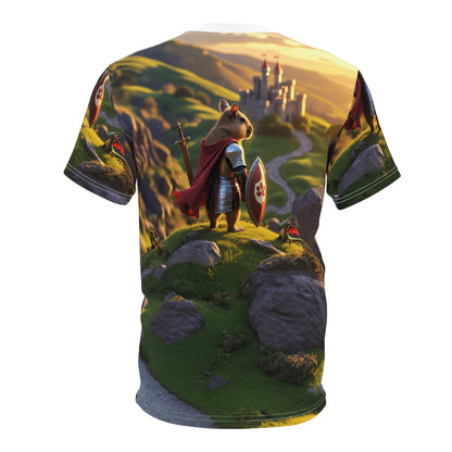 Mountain Explorer Capybara T-Shirt 🏔️🌅 - ART OF ROYALS