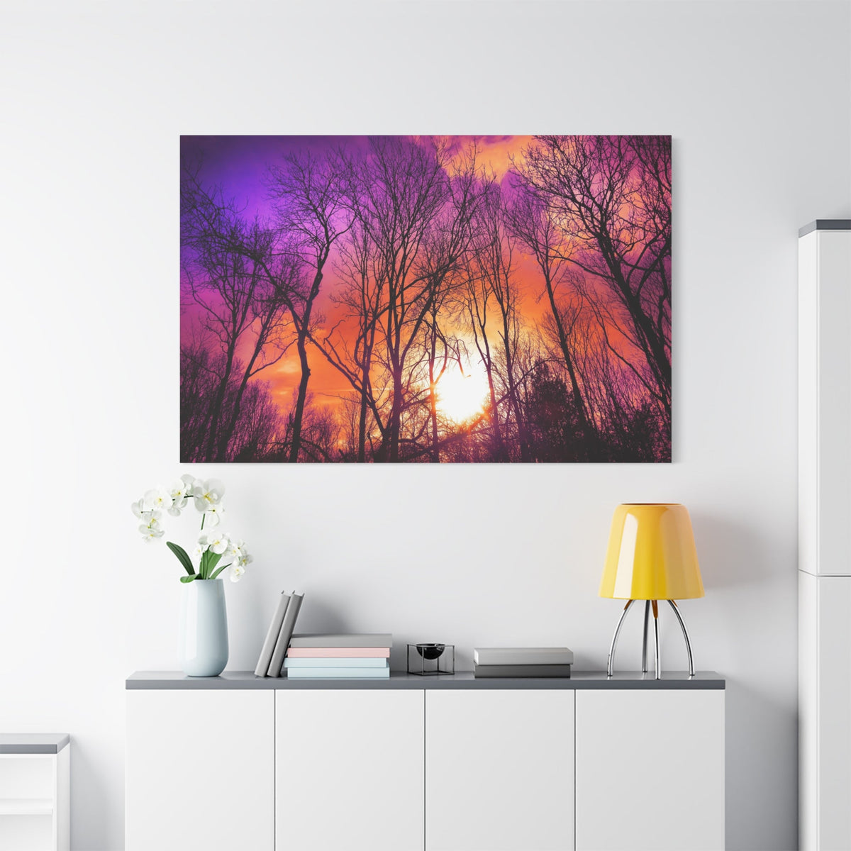Mystical Bare Trees – Winter’s Silent Elegance - ART OF ROYALS