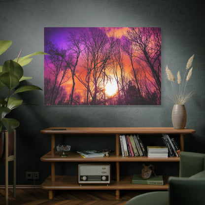 Mystical Bare Trees – Winter’s Silent Elegance - ART OF ROYALS