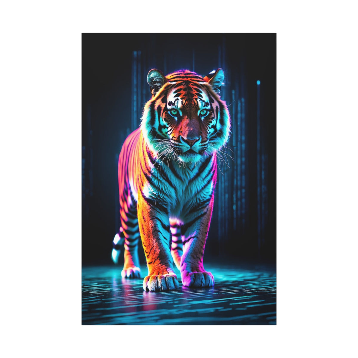Neon Tiger – The Digital Jungle - ART OF ROYALS