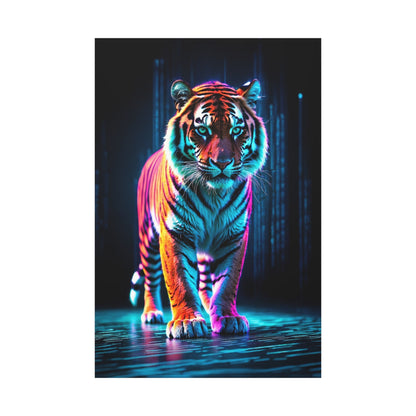 Neon Tiger – The Digital Jungle - ART OF ROYALS