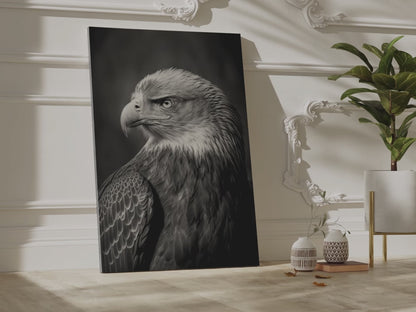 Fierce Hawk Canvas Wall Art – Stunning Wildlife Photography for Bold Spaces