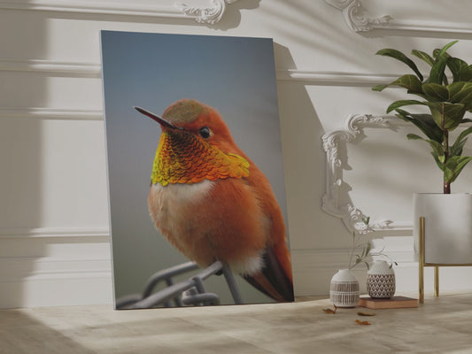 Vibrant Hummingbird Canvas Wall Art – Nature-Inspired Wildlife Decor for Home & Office Spaces