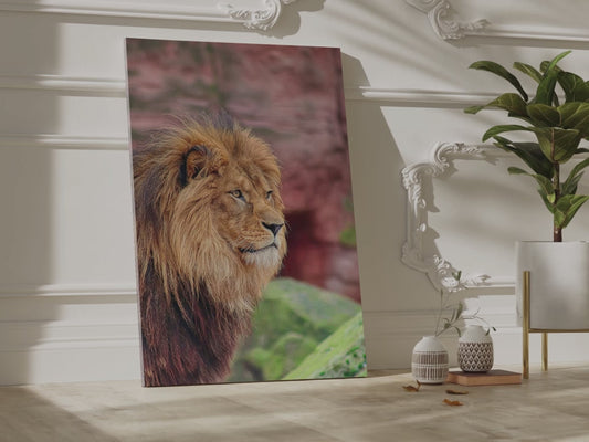 Majestic Lion Canvas Wall Art – A Symbol of Power and Grace