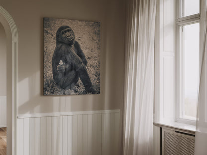 Majestic Gorilla Canvas Wall Art – Strength and Serenity