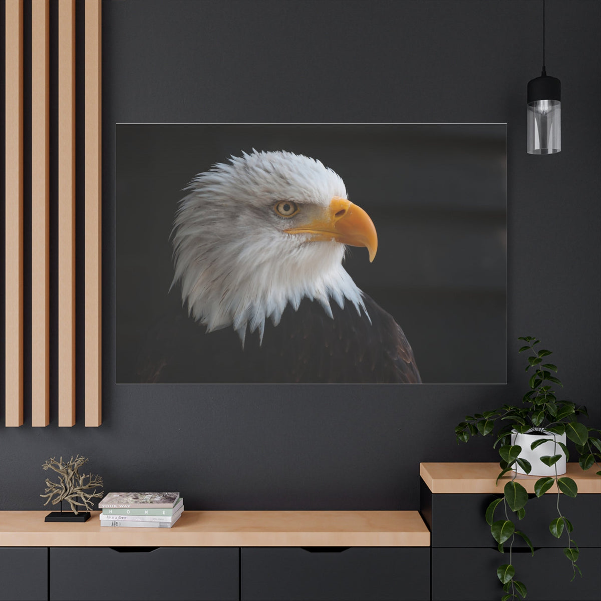 Regal Eagle Canvas Wall Art - ART OF ROYALS