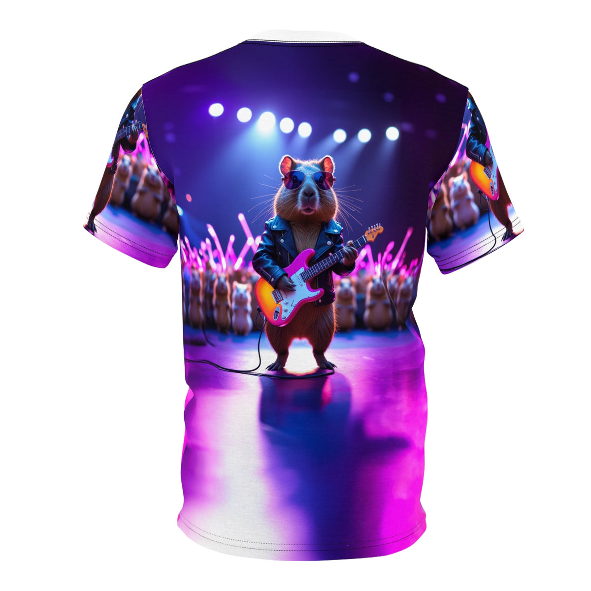 Rockstar Capybara T-Shirt 🎸🔥 - ART OF ROYALS
