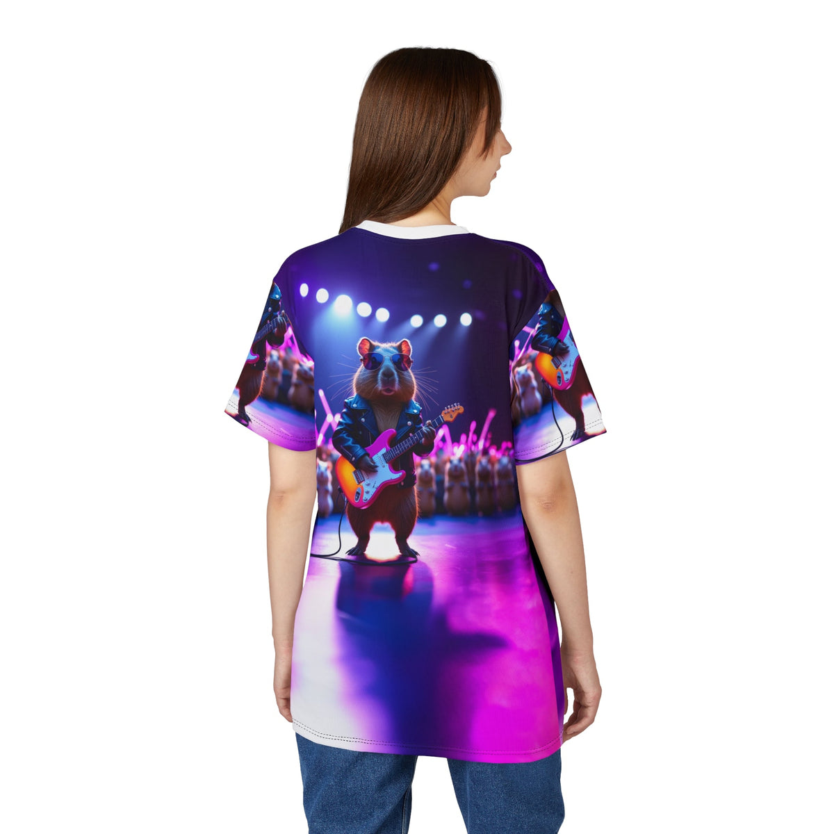 Rockstar Capybara T-Shirt 🎸🔥 - ART OF ROYALS