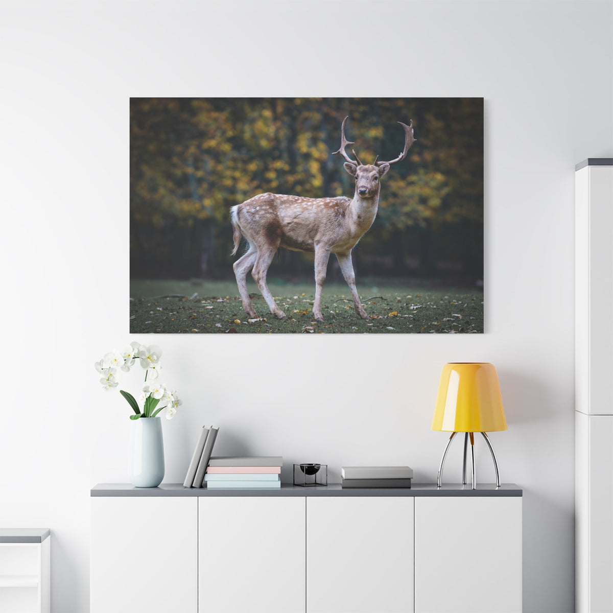 Roe Deer Canvas Wall Art – Majestic Forest Wildlife - ART OF ROYALS