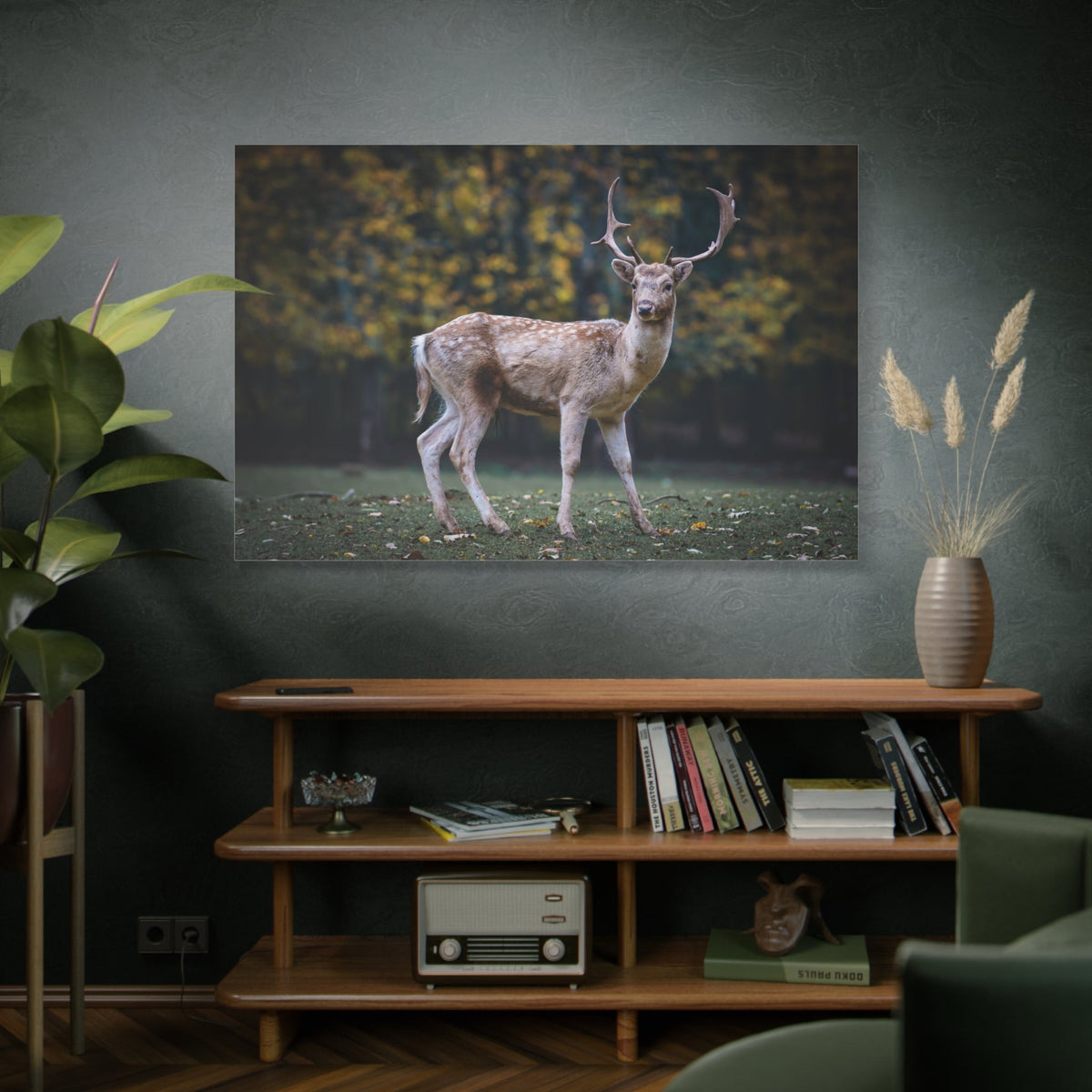 Roe Deer Canvas Wall Art – Majestic Forest Wildlife - ART OF ROYALS