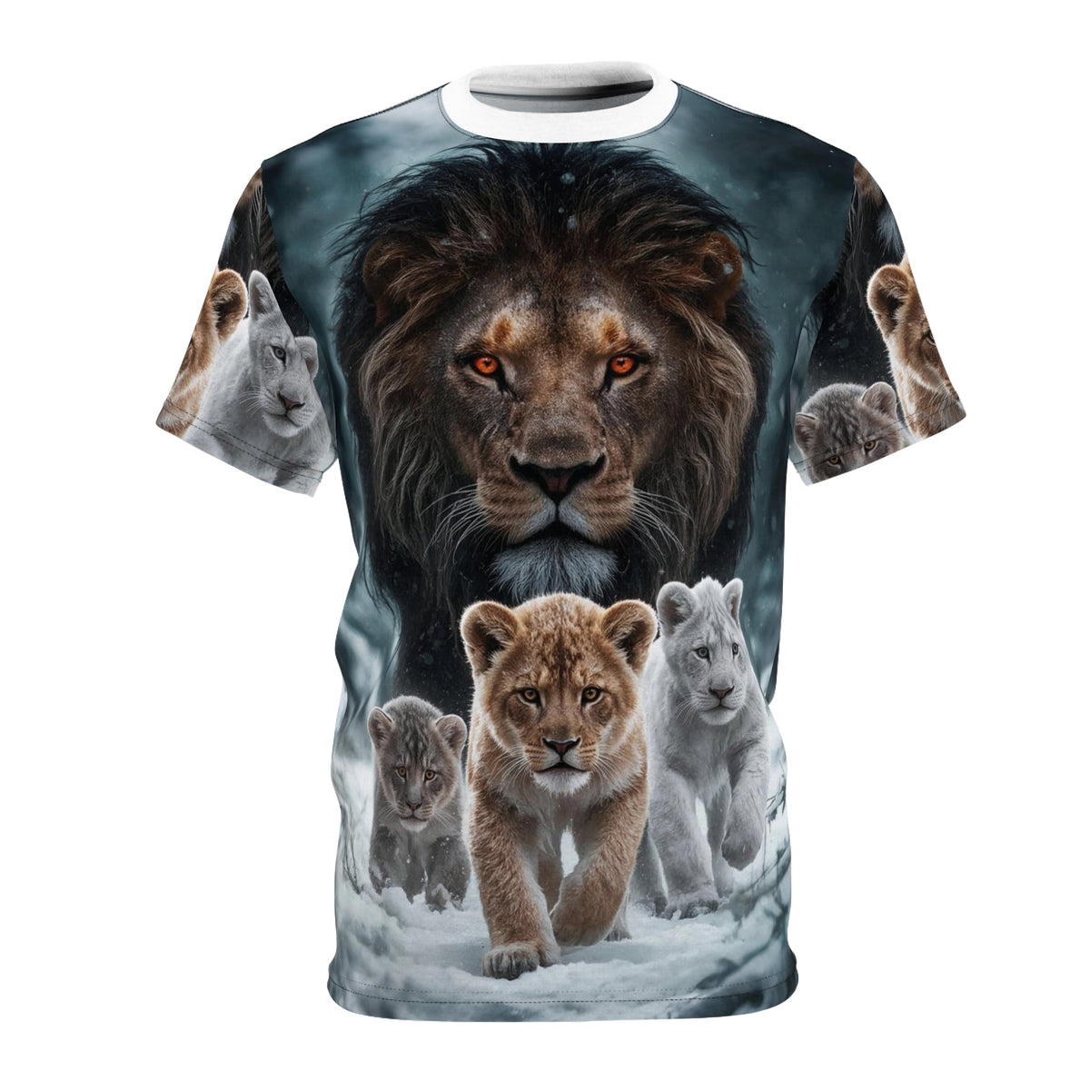 ❄️ Royal Bloodline – Lion Family T-Shirt - ART OF ROYALS