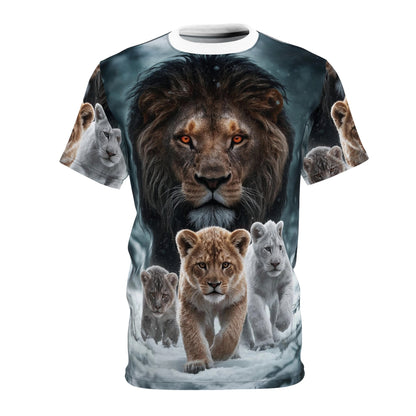 ❄️ Royal Bloodline – Lion Family T-Shirt - ART OF ROYALS