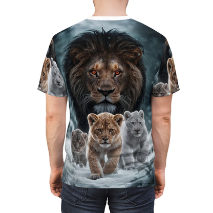 ❄️ Royal Bloodline – Lion Family T-Shirt - ART OF ROYALS