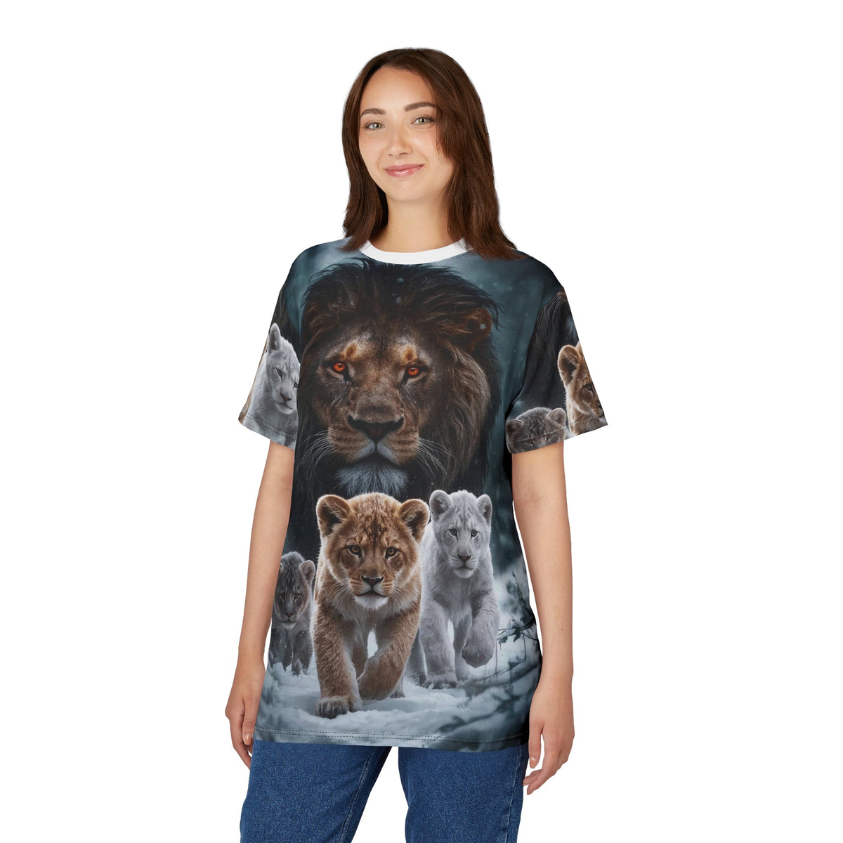 ❄️ Royal Bloodline – Lion Family T-Shirt - ART OF ROYALS
