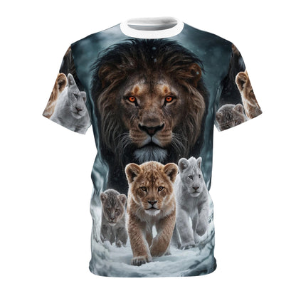 ❄️ Royal Bloodline – Lion Family T-Shirt - ART OF ROYALS