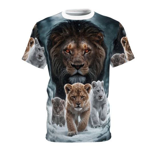 ❄️ Royal Bloodline – Lion Family T-Shirt - ART OF ROYALS
