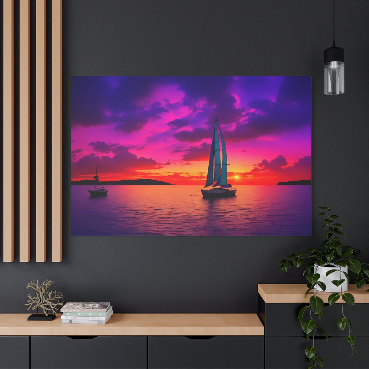 Sail into the Sunset – Ocean Serenity - ART OF ROYALS