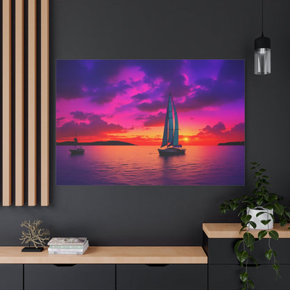 Sail into the Sunset – Ocean Serenity - ART OF ROYALS