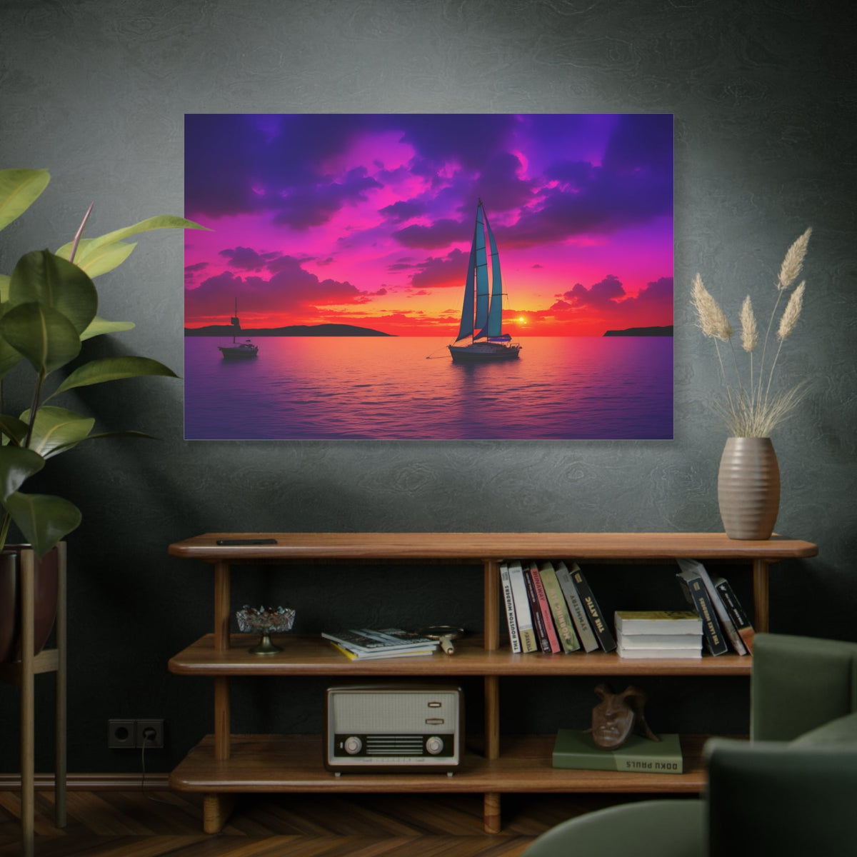 Sail into the Sunset – Ocean Serenity - ART OF ROYALS