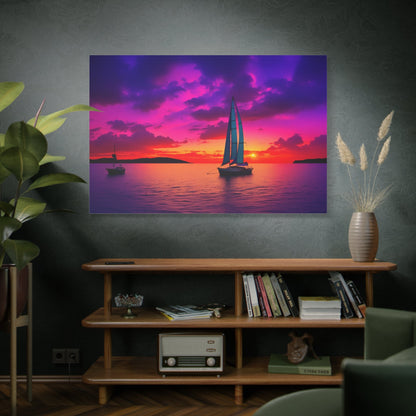 Sail into the Sunset – Ocean Serenity - ART OF ROYALS