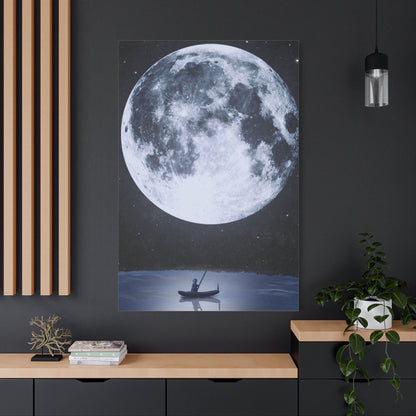 Sailor Under the Moonlit Sky Illustration - ART OF ROYALS