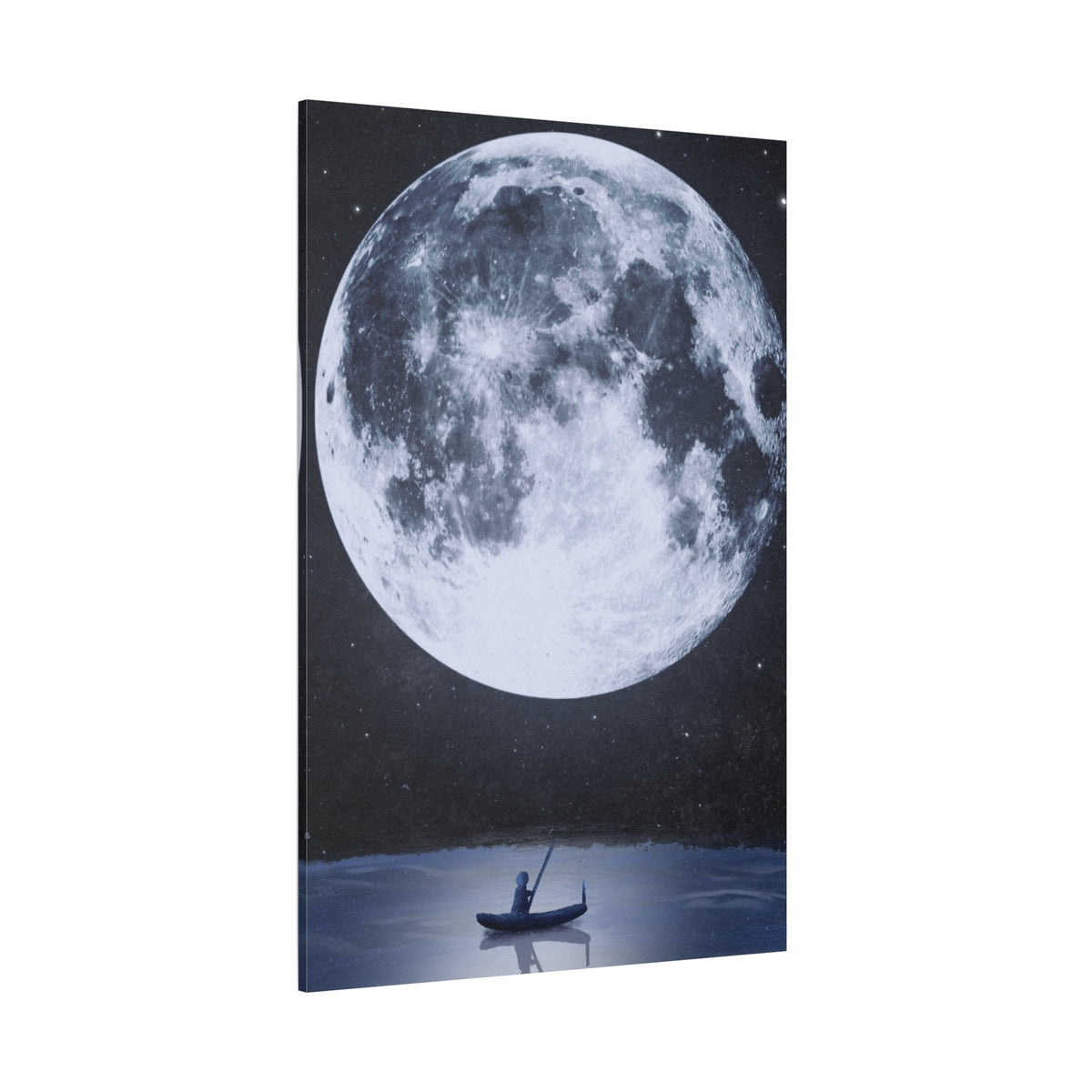 Sailor Under the Moonlit Sky Illustration - ART OF ROYALS