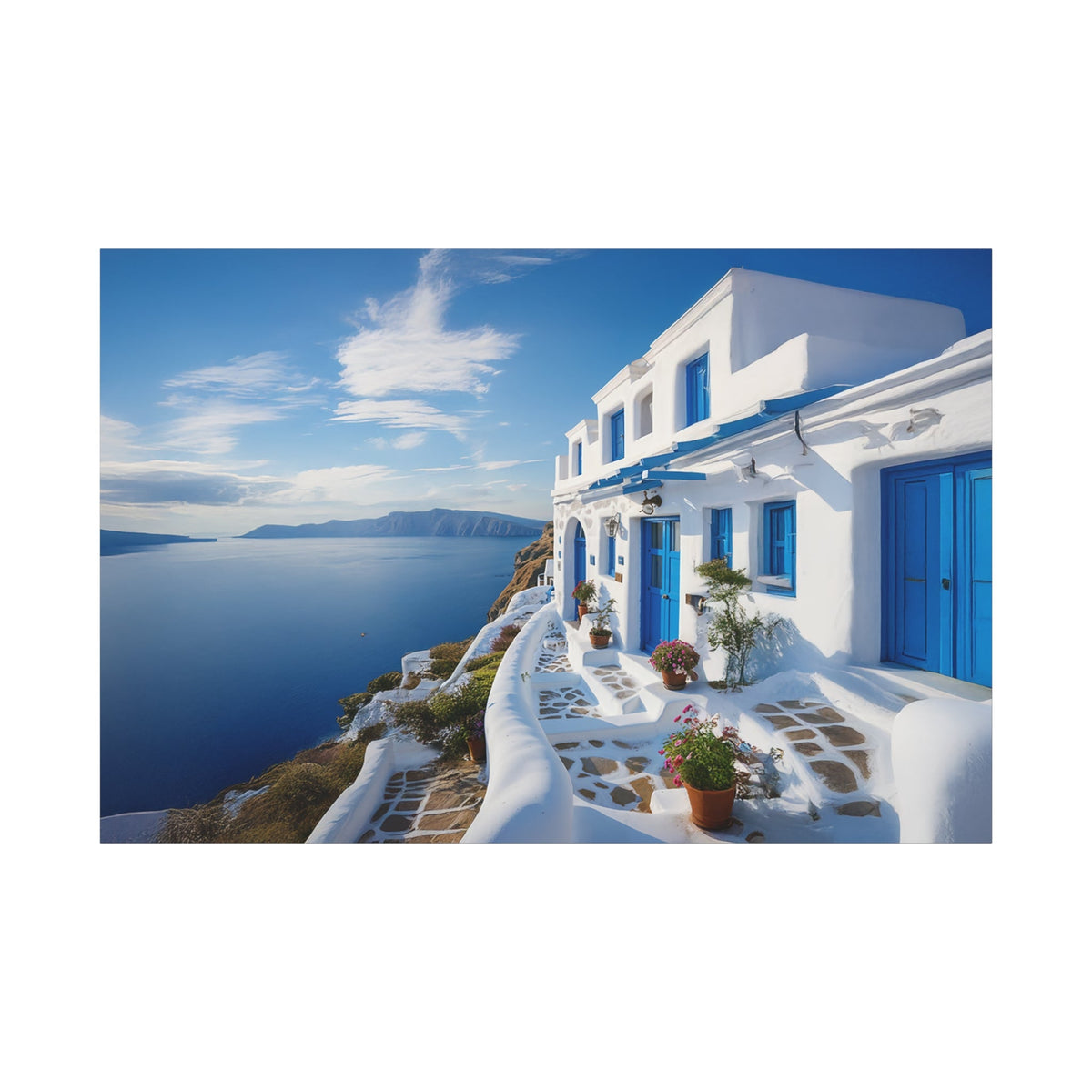 Santorini Serenity – Aegean Paradise - ART OF ROYALS