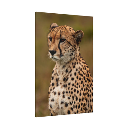 Savanna's Grace: Majestic Cheetah Canvas Wall Art - ART OF ROYALS