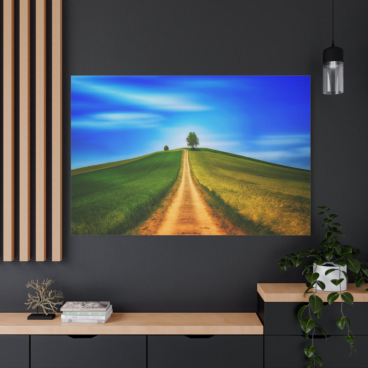 Serene Countryside Path – A Journey into Tranquility - ART OF ROYALS