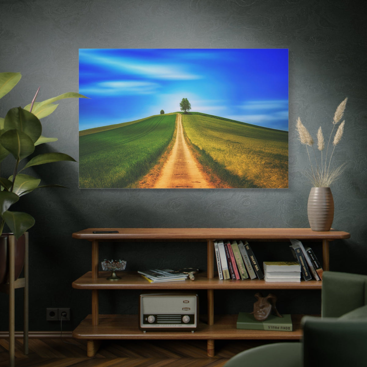 Serene Countryside Path – A Journey into Tranquility - ART OF ROYALS