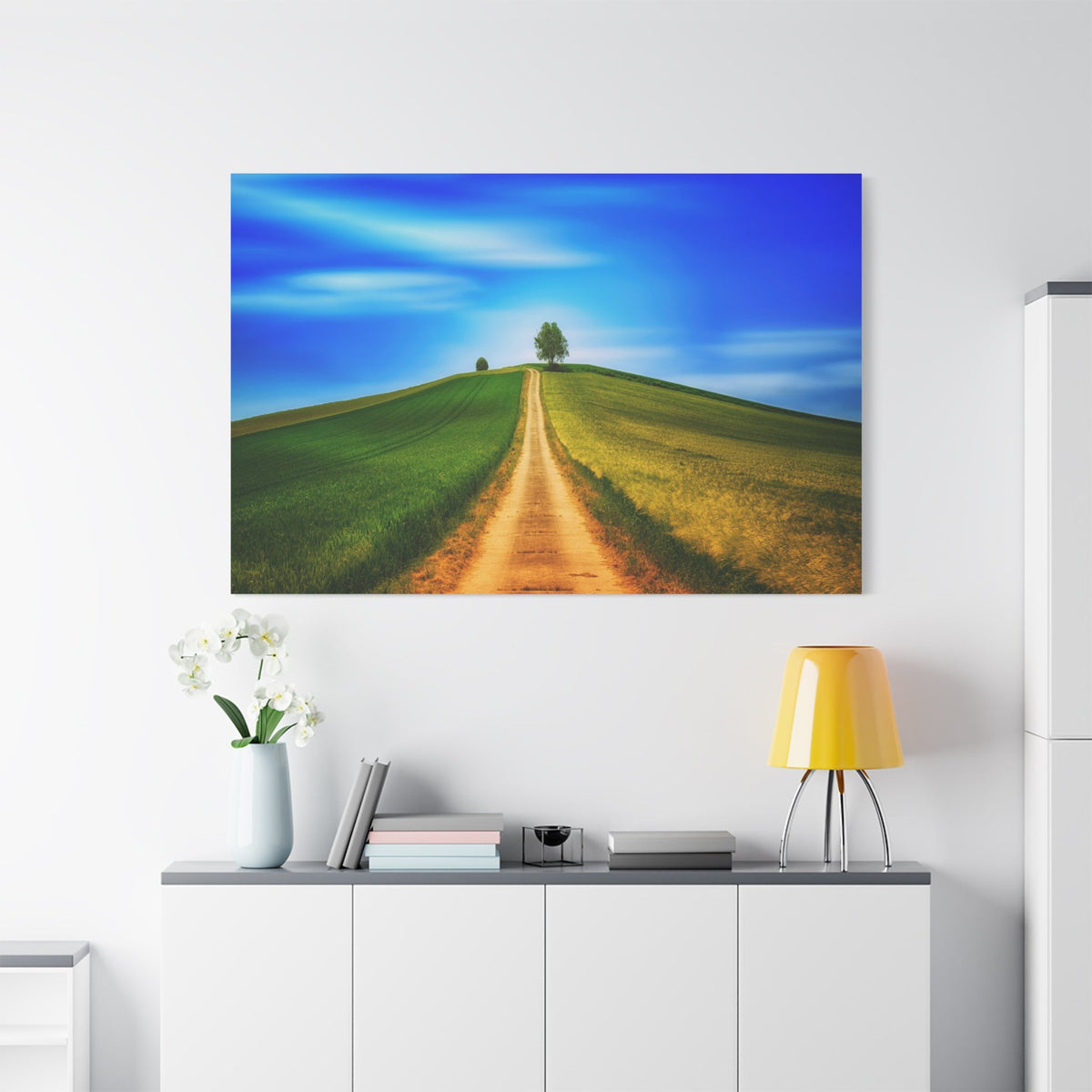 Serene Countryside Path – A Journey into Tranquility - ART OF ROYALS