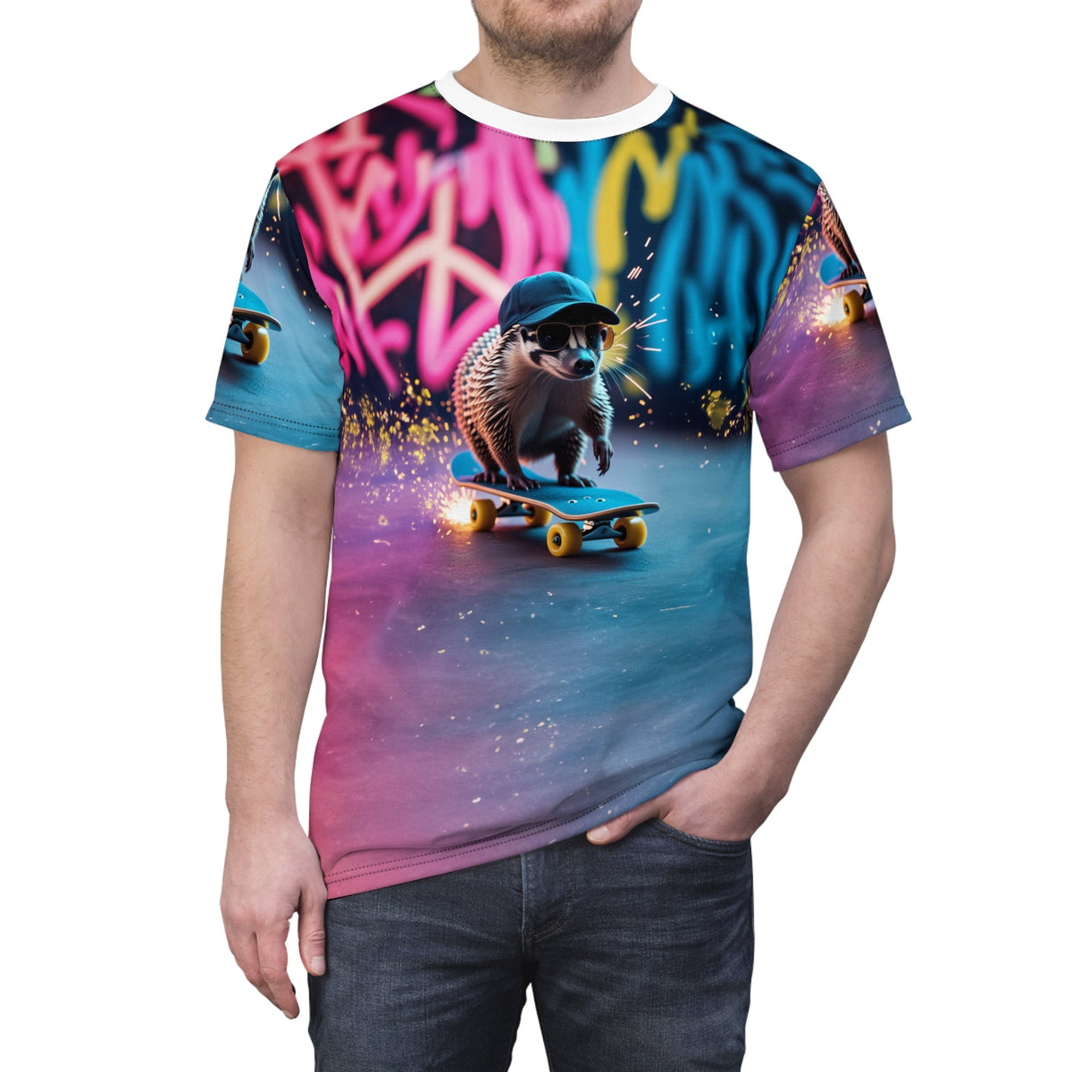 Skateboarder Pangolin - ART OF ROYALS