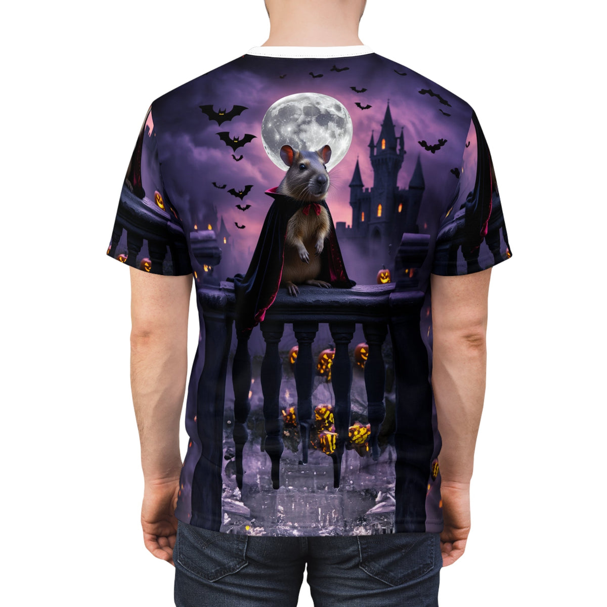 Spooky Capybara Halloween T-Shirt 🎃🦇 - ART OF ROYALS
