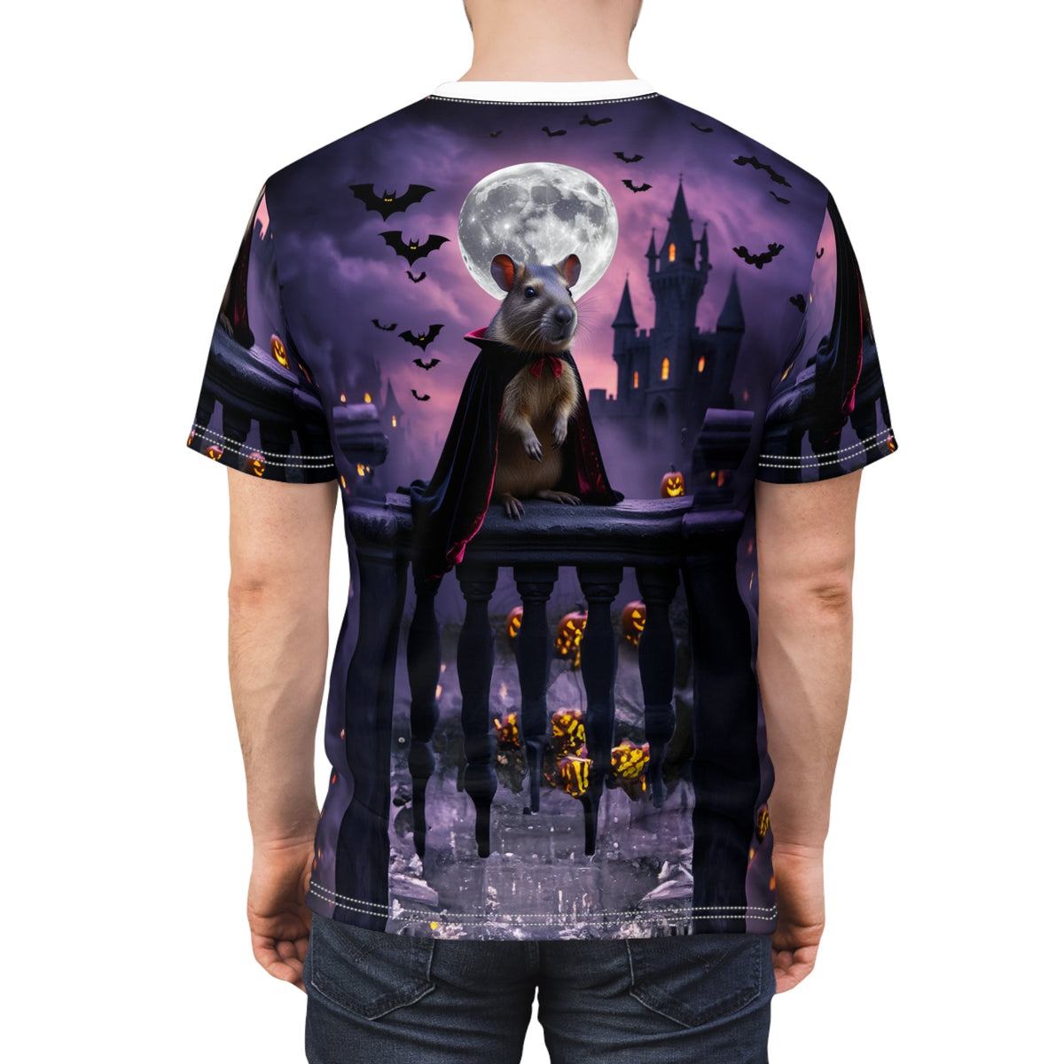 Spooky Capybara Halloween T-Shirt 🎃🦇 - ART OF ROYALS