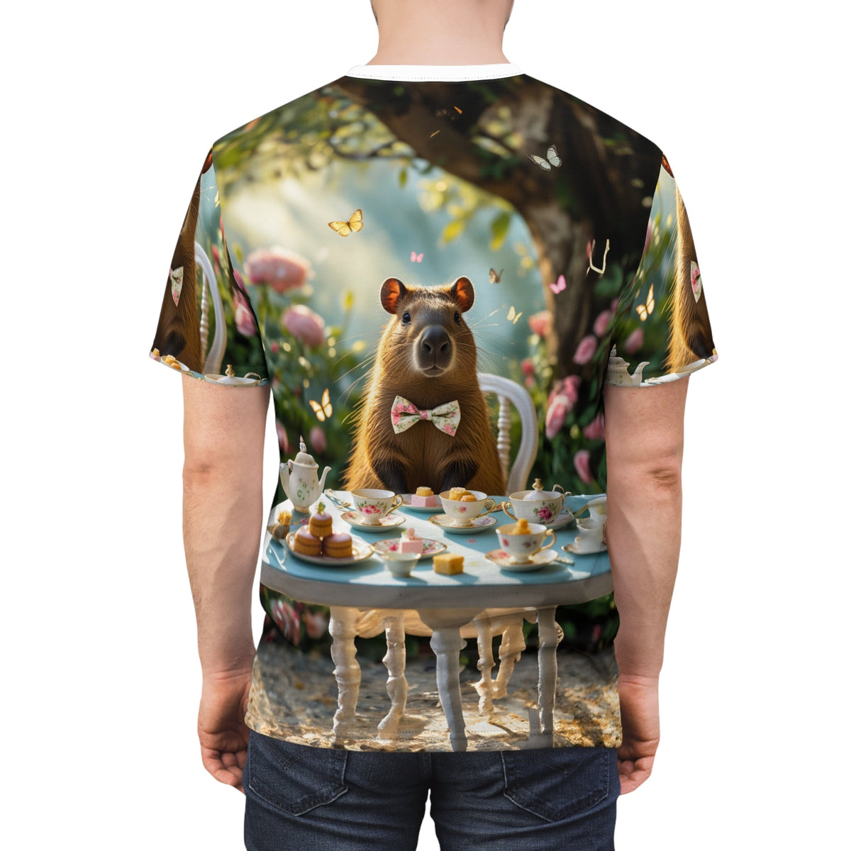Spring Picnic Capybara T-Shirt 🍓🌼 - ART OF ROYALS