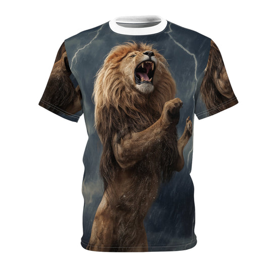 ⚡ Storm Roar – Thunder Lion T-Shirt - ART OF ROYALS