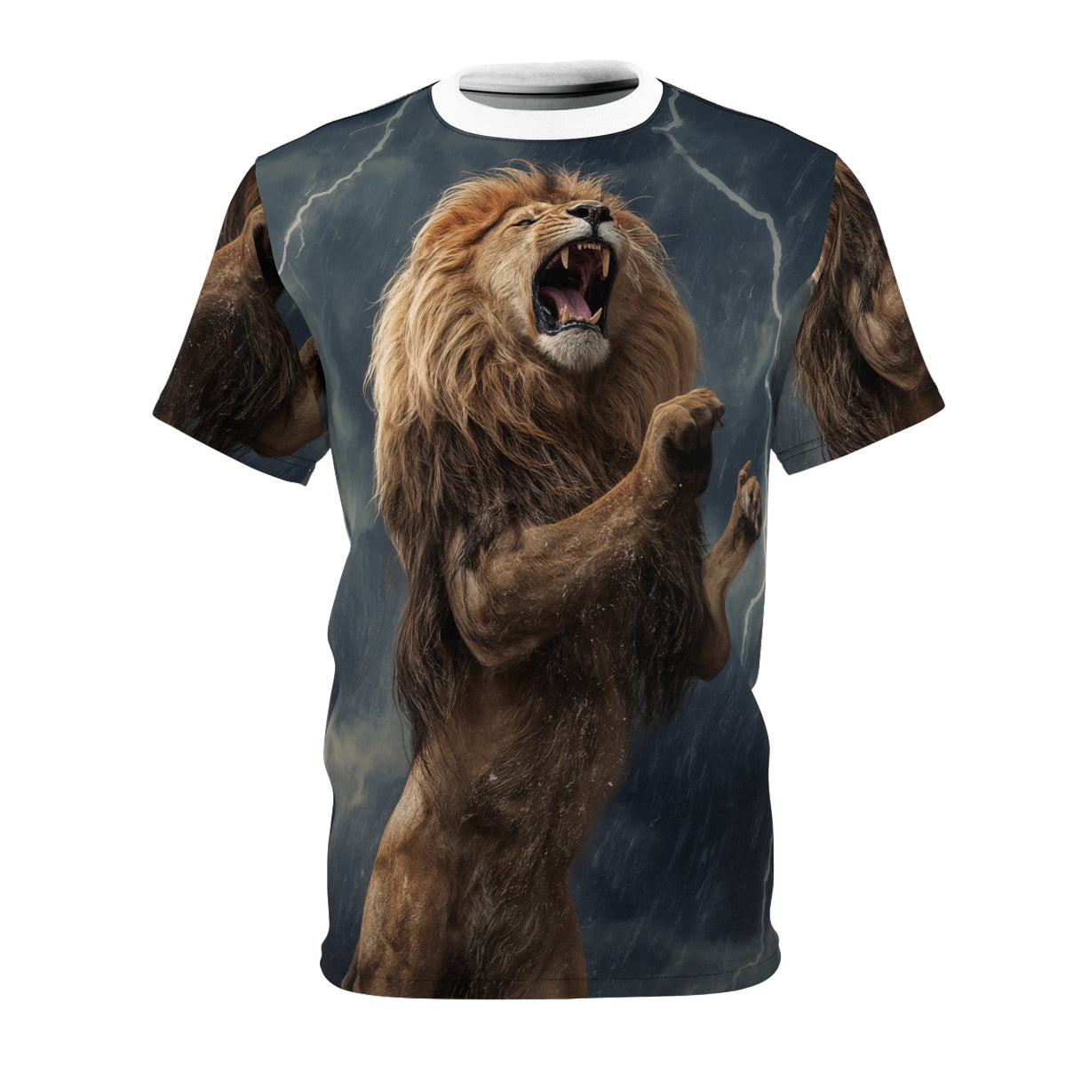 ⚡ Storm Roar – Thunder Lion T-Shirt - ART OF ROYALS